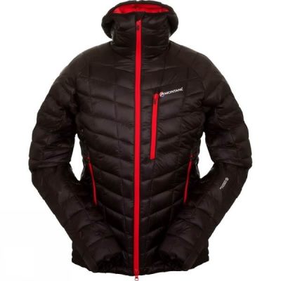 Chaquetas Montane Hi-Q Luxe Hombre Negras / Rojas - Chile WFD817230